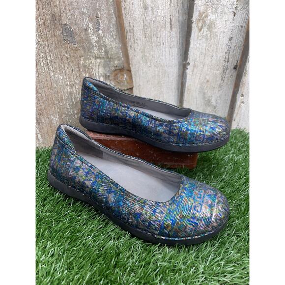 Alegria Petal Rave on the Nile Ballet Comfort Flats Leather Women's 8.5 - Picture 2 of 6